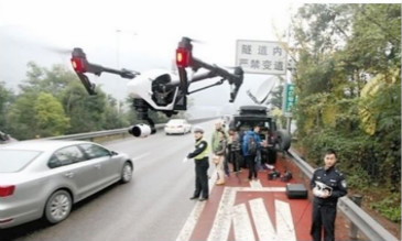 安徽無人機(jī)“交警”助力交通管理，讓道路更順暢