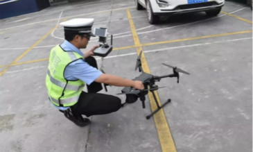 無人機(jī)投入使用 助力交通管理